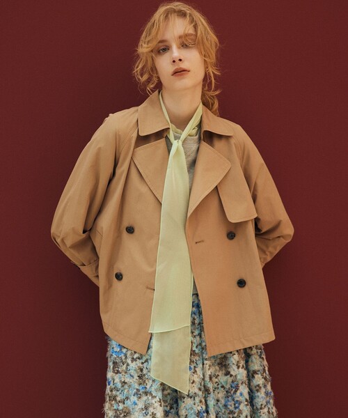 組曲（KUMIKYOKU） トレンチコート コート タイプライターショート