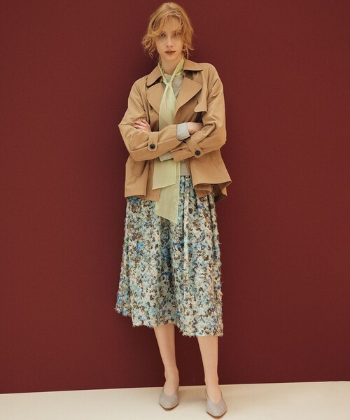 組曲（KUMIKYOKU） トレンチコート コート タイプライターショート