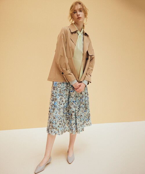 組曲（KUMIKYOKU） トレンチコート コート タイプライターショート