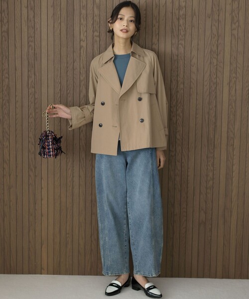 組曲（KUMIKYOKU） トレンチコート コート タイプライターショート