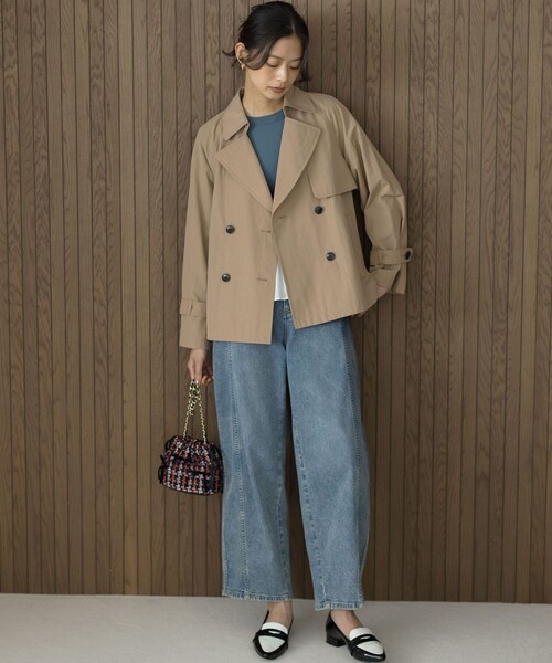 組曲（KUMIKYOKU） トレンチコート コート タイプライターショート