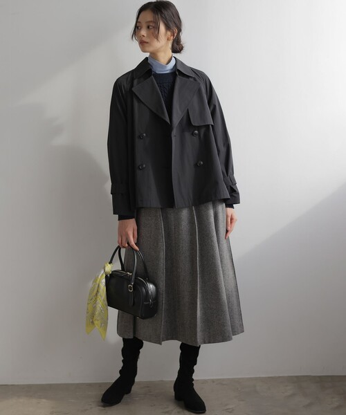 組曲（KUMIKYOKU） トレンチコート コート タイプライターショート