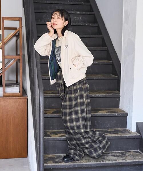 FREAK'S STORE オールインワン チェック ジャンプスーツ