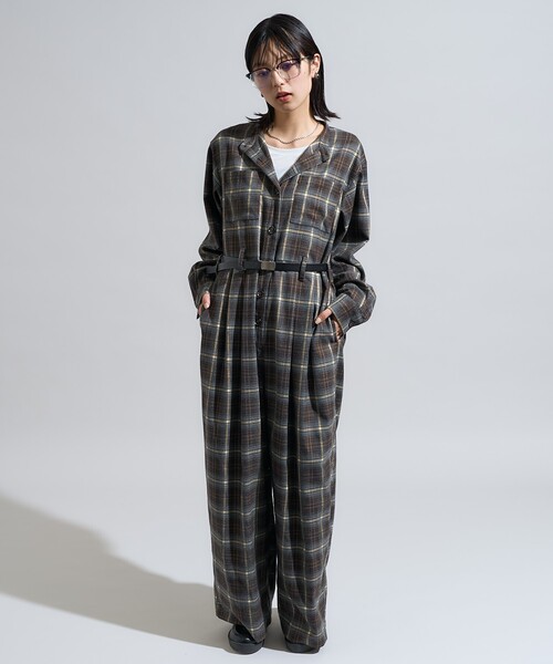 FREAK'S STORE（フリークスストア） オールインワン チェック ジャンプ