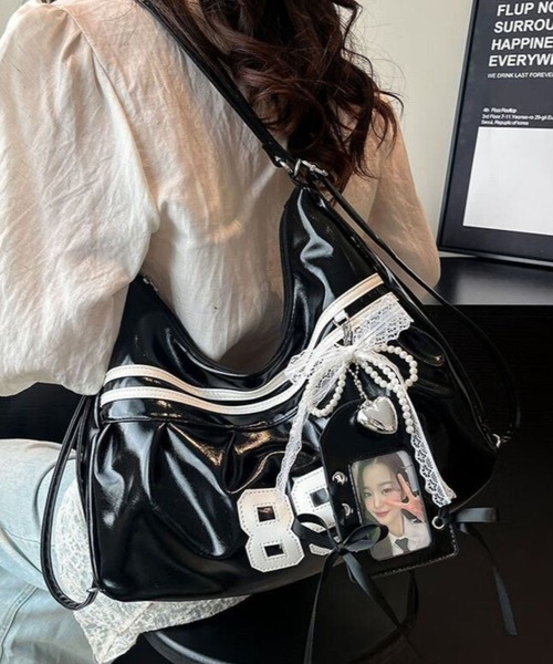 CANVAS+ ショルダーバッグ バッグ 「CANVAS+」パスケース×チャーム付き