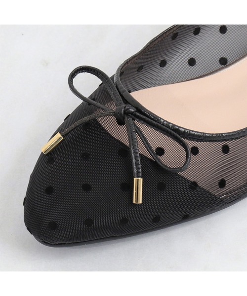 「artemis by DIANA」 バレエシューズ 22.5cm ブラック レディース
