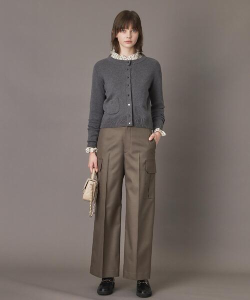 [kuulei ] DRESSTERIOR-コットンカシミヤカーディガン DRESSTERIOR（ドレステリア） カーディガン 「洗える/カシミヤ混