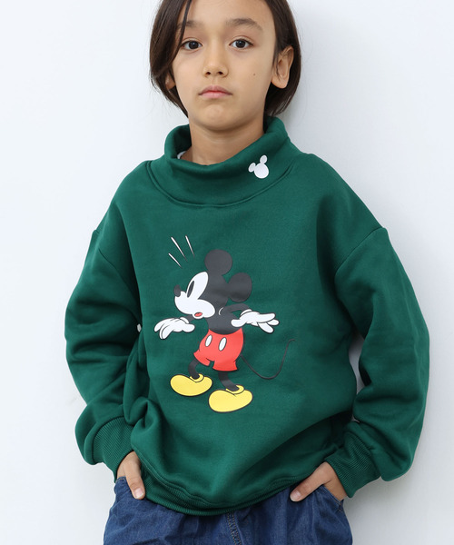 Disney（ディズニー） トレーナー キッズ MICKEY MOUSE 裏起毛