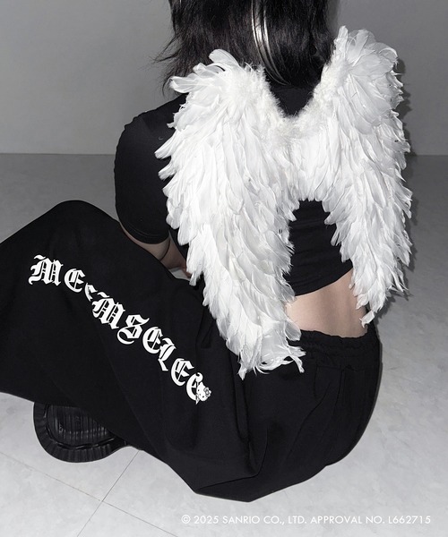 me+em select（ミームセレクト） ワイドパンツ スウェットパンツ