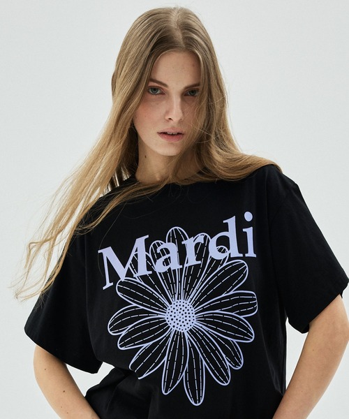 Mardi Mercredi（マルディメクルディ） tシャツ TSHIRT FLOWERMARDI