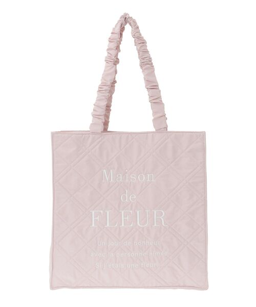 Maison de FLEUR（メゾンドフルール） トートバッグ ブランドロゴ刺繍