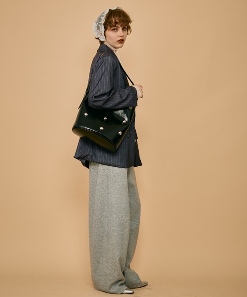 uyu. トートバッグ Studs Design Tote Bag /スタッズデザイントート