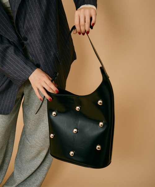uyu. トートバッグ Studs Design Tote Bag /スタッズデザイントート