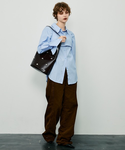 uyu. トートバッグ Studs Design Tote Bag /スタッズデザイントート