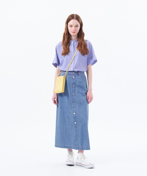 「MACKINTOSH PHILOSOPHY」 半袖ブラウス 36 ブルー系その他3 レディース_画像3