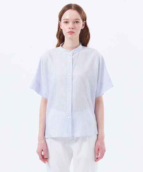 「MACKINTOSH PHILOSOPHY」 半袖ブラウス 36 ブルー系その他3 レディース_画像5