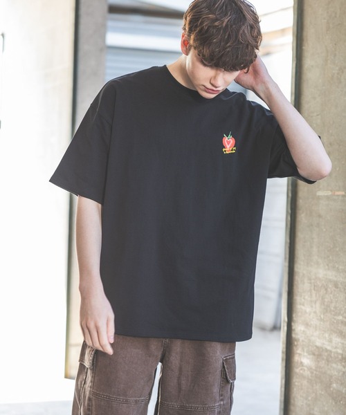 「PBLIM」 半袖Tシャツ MEDIUM ブラウン レディース_画像3