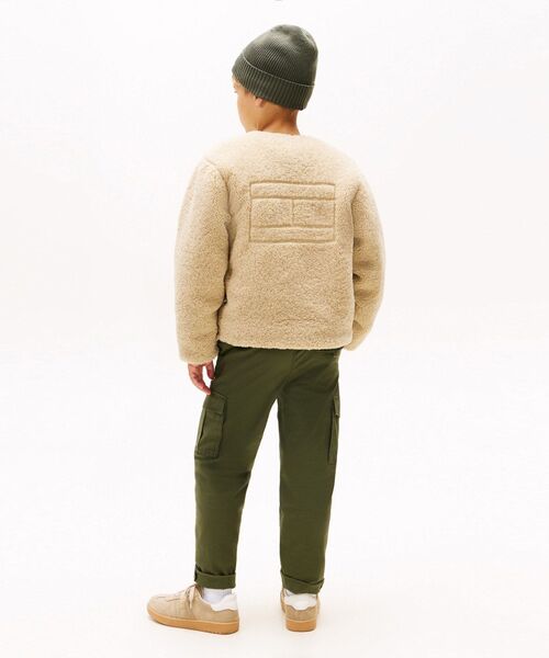 ブルゾン アウター KIDS リバーシブルテディナイロンジャケット キッズ 子供服の画像