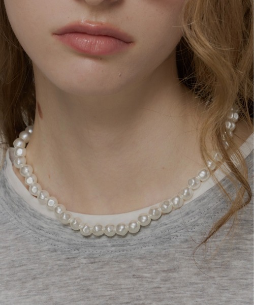 美品　パール　3連　ネックレス Su1.（スイ） ネックレス 「Su1.」3セットパールネックレス レディース