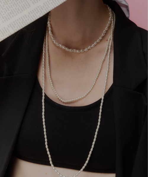 Su1.（スイ） ネックレス 「Su1.」3セットパールネックレス レディース