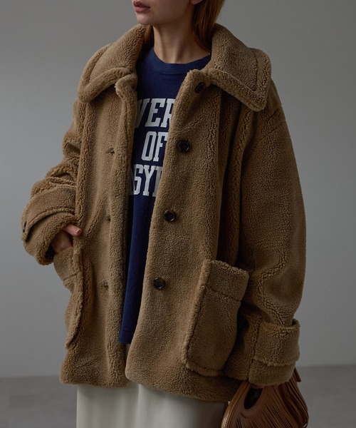 Birthday room 【r.】アールドット　テディベアコート新品未使用 テッドガール] テディベア アイコン コート, pink | Max Mara