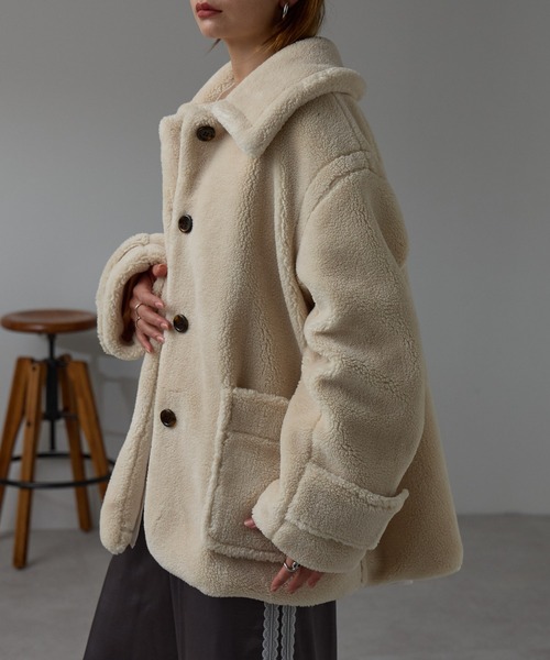 Birthday room 【r.】アールドット　テディベアコート新品未使用 テッドガール] テディベア アイコン コート, pink | Max Mara