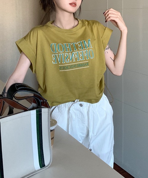 「HALEY PESCA」 半袖カットソー MEDIUM ホワイト レディース_画像7