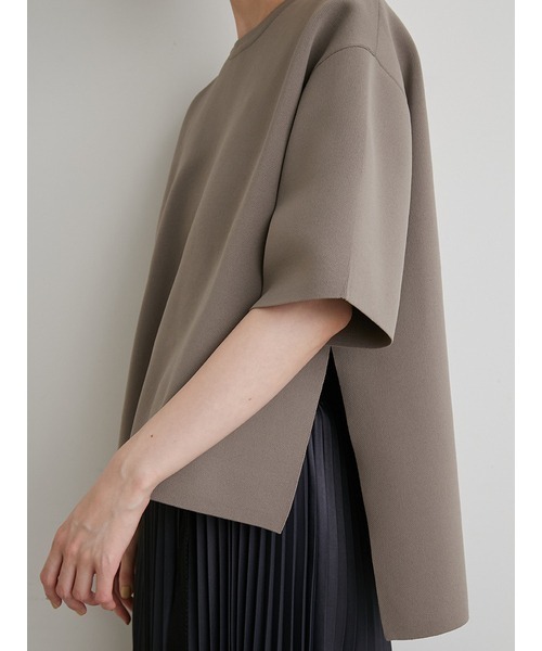 「emmi」 半袖ニット FREE グレー レディース_画像6