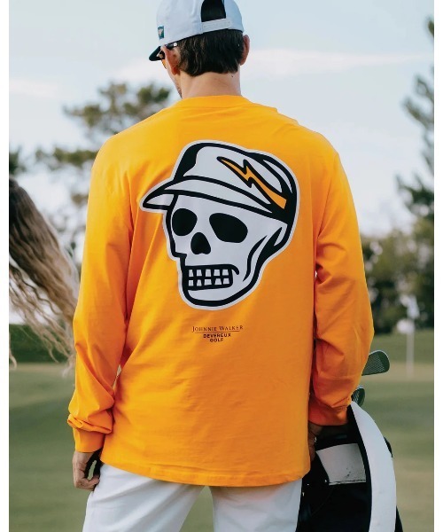 ○★新品未使用　DEVEREUX GOLF×Johnnie Walker　シャツ DEVEREUX GOLF tシャツ Johnnie Walker Golf Long Sleeve Tee メンズ