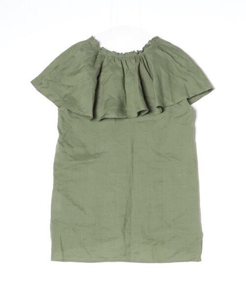 「Arpege story」 長袖ブラウス 1 グリーン レディース_画像2