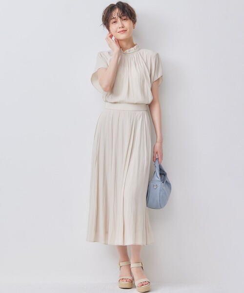 「組曲」 半袖ブラウス 5 ブラック レディース_画像7