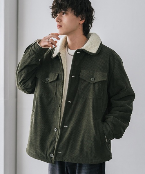 希少 美品✨ ニードルス バンデッドカラーコート ボア コーデュロイ ブラック 希少 美品✨ ニードルス バンデッドカラーコート ボア コーデュロイ