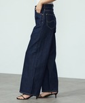 ワイドパンツ ジーンズ デニム デニムパンツ ...の詳細画像3