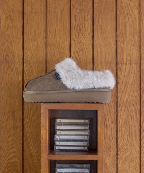 靴 CLOUDY FLATFORM FUR MULES CLOUDY FLATFORM FUR MULES（スリッポン）｜ROCKFISH WEATHERWEAR