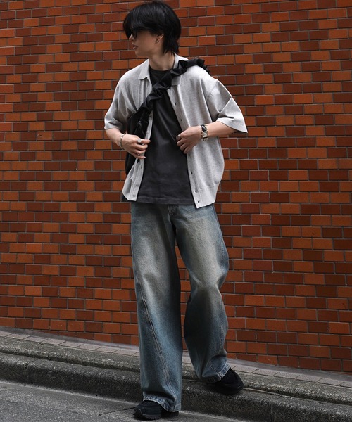「WYM LIDNM」 ノースリーブトップス M ブラック メンズ_画像9
