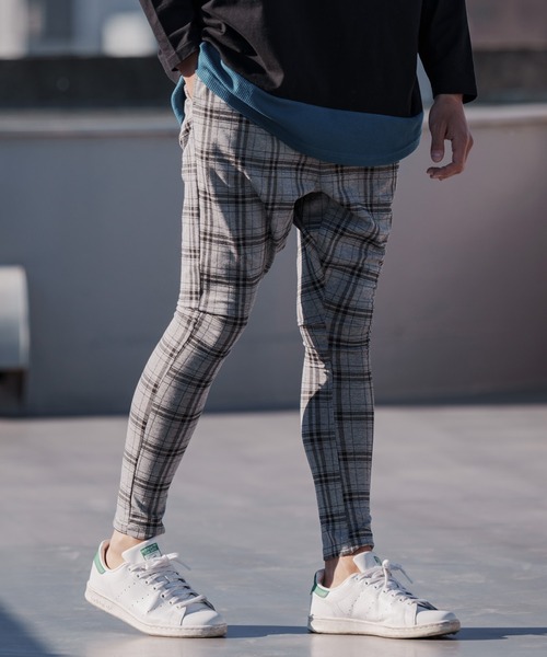 美品 CAMBIO カンビオ パンツ グレー サルエル キレイ目 CAMBIO(カンビオ)】Unevenness Sarrouel Pants サルエルパンツ(CAM24SS