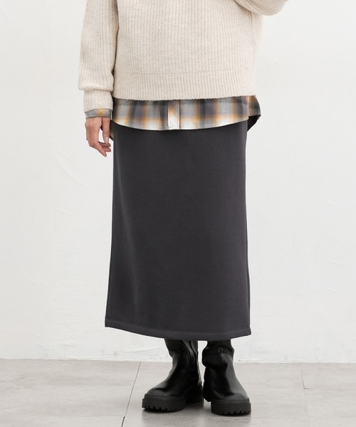 Honeys（ハニーズ） スカート 「ハニぽか」裏起毛ナロースカート