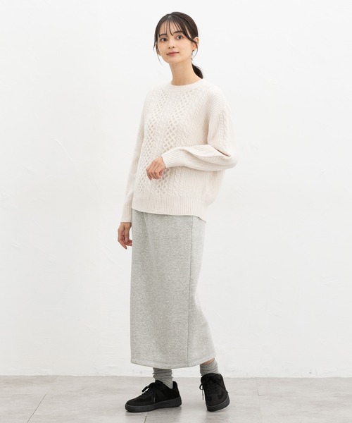 Honeys（ハニーズ） スカート 「ハニぽか」裏起毛ナロースカート