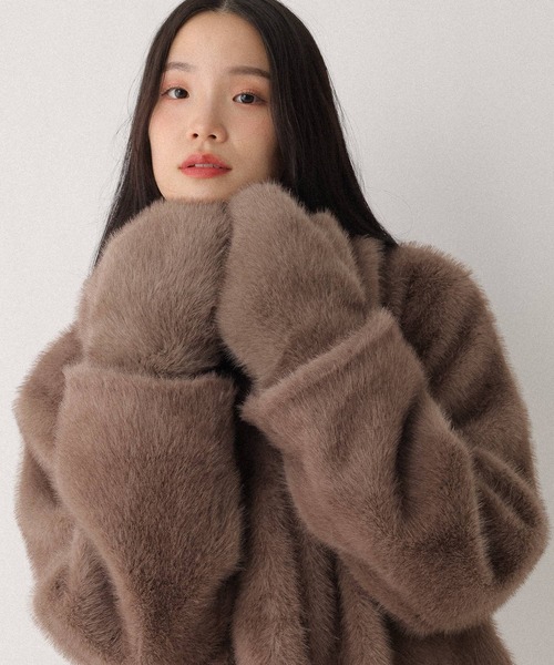 Heather（ヘザー） 手袋 ファーミトン 611628 レディース : ZOZOTOWN