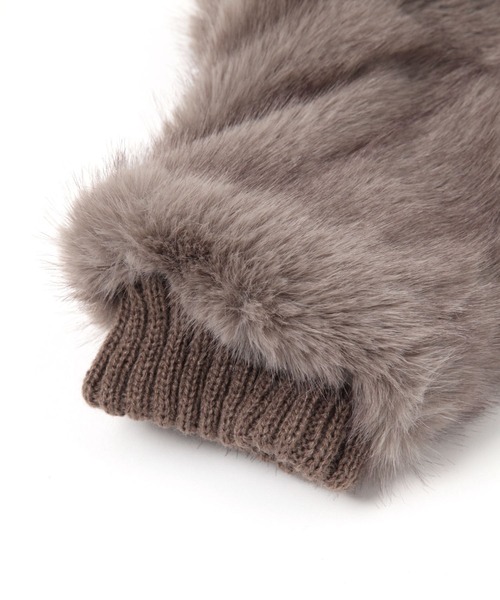 Heather（ヘザー） 手袋 ファーミトン 611628 レディース : ZOZOTOWN