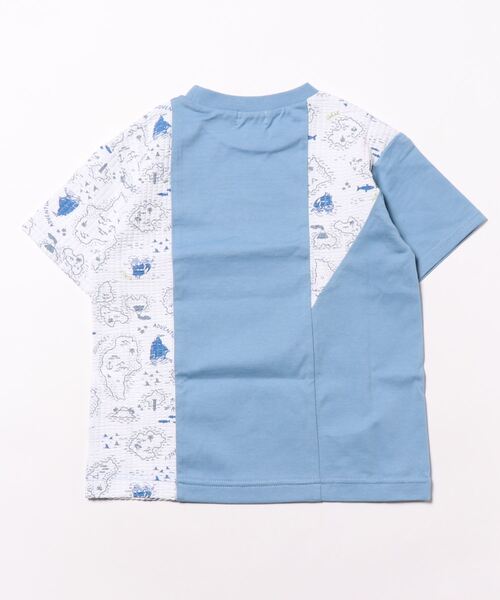 「WASK」 「KIDS」半袖カットソー 140 ブルー キッズ_画像2