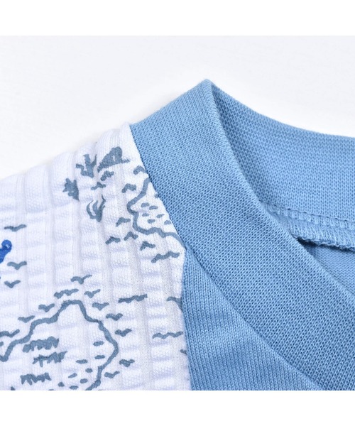 「WASK」 「KIDS」半袖カットソー 140 ブルー キッズ_画像9