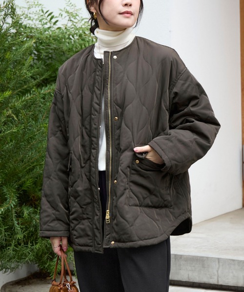 MICA&DEAL（マイカアンドディール） ノーカラーコート コート ノー