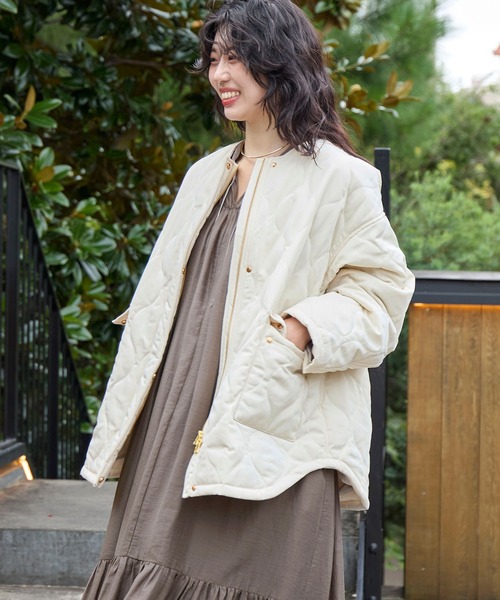 MICA&DEAL（マイカアンドディール） ノーカラーコート コート ノー