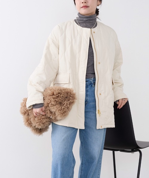 MICA&DEAL（マイカアンドディール） ノーカラーコート コート ノー