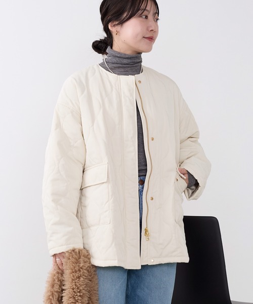 MICA&DEAL（マイカアンドディール） ノーカラーコート コート ノー