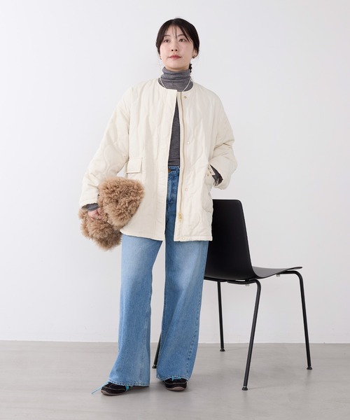 MICA&DEAL（マイカアンドディール） ノーカラーコート コート ノー