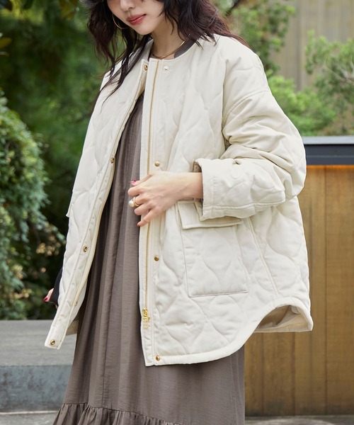 MICA&DEAL（マイカアンドディール） ノーカラーコート コート ノー