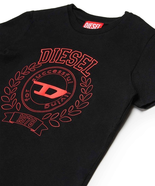 「DIESEL KIDS」 「KIDS」半袖Tシャツ 14Y ブラック キッズ_画像4
