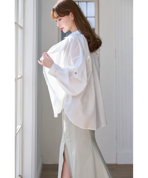 Herlipto♡シャツ Her lip to 長袖シャツ FREE ホワイト レディース : ZOZOTOWN Yahoo!店